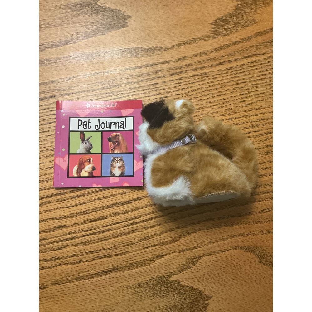 American Girl Doll Ginger Calico Cat Plush Pet and Journal Accessory Set